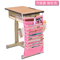 Student desk noodle storage bag storage box storage bag classroom class thickened Oxford fabric book Hanging Bag