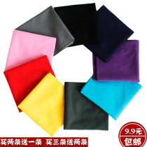 Outdoor cycling turban Mens and womens quick-drying bib wrist guard Black hairband Hiking mountaineering mask Face towel solid color