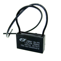 CBB61 start capacitor suspension fan oil smoke motor air conditioning 10uF 450V 5% 5% 50 60Hz
