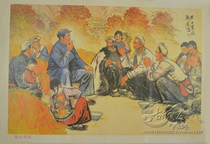 10 postal Cultural Revolution painting posters Chairman Mao portrait nostalgic poster home decoration painting