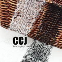 10cm wide folio eyelash flower type lace lace lace DIY clothing cloth art mesh yarn accessories to decorate fabric lace