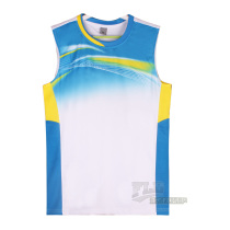 Spring and summer badminton volleyball suit jacket men and women sleeveless competition training breathable sports vest