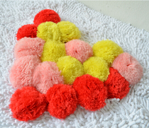 DIY little thing plump chiffon big flower pink Big Red Yellow