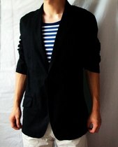 Casual mens Western-style clothes pure cotton cotton linen