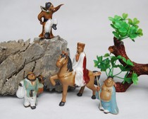 Journey to the West Tang Monkey King pig eight ring sand Monk four master disciples ceramic ornaments rockery bonsai garden decorations