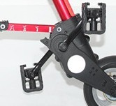 Bicycle accessories equipment ABIKE Folding Bicycle Accessories pedal 16 yuan pedal crank 32 yuan Group