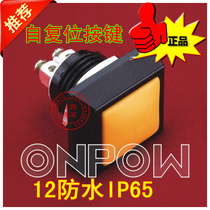 China Hongbo Button GQ12S-10 A waterproof reset button zinc alloy () Phi 1 2 m m