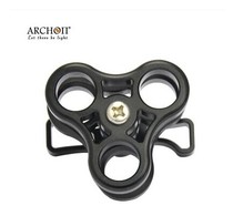 ARCHON Otto pupil Z1 3-hole butterfly clamp clip clip folder arm clip light arm clip diving equipment