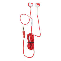 The Sanrio> KITTY iPhone headphones on the phone