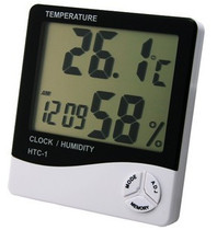 Advanced household thermometer digital display wet and dry thermometer HTC-1 time temperature and humidity