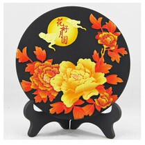Mid-Autumn Festival Gift Carbon Carving National Day Gift Carbon Carving Crafts New House Home Accessories Ornaments Fu Hua Good Moon
