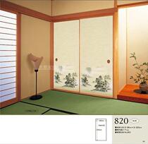Tatami pine pine wood wardrobe door Tiandidai door Japanese sliding door tatami and room pine wood Fusima door custom-made