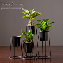 Iron Green Luo hydroponic vase living room table creative insert dry flower decoration ornaments