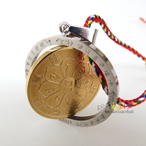 Nepal non-copper popular titanium steel treasure Tianwang curse wheel pendant humming Bei Xia Wa also stud heart curse pendant
