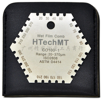 Stainless steel hexagonal wet film comb wet film card wet film thickness gauge wet film 20-370um imported from Germany