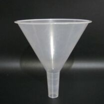Plastic funnel triangle funnel 120mm plastic products experimental consumables