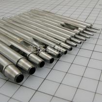Handmade leather tools punched round puncher punched belt Flushing thick leather round punching