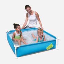  Childrens metal bracket paddling pool Swimming pool playing sand pool Childrens fishing pool fish pond