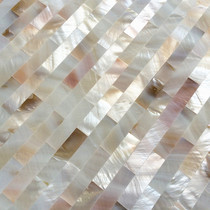 (Aofei)Natural shell mosaic tile net densely patched rectangular living room entrance TV background wall
