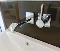 German Dornbracht contemporary IMO Wall out Basin faucet 36861670 36860670