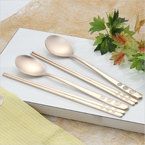 South Korea Original Imported Cutlery Suit SMF Chopsticks Spoon 2 Pieces Suit Couple Chopsticks Spoon Suit