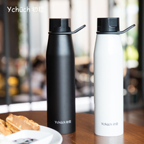 Chuchen thermos cup large capacity business male Lady water cup creative portable student couple Cup 550ml