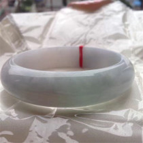 Myanmar natural A goods jade wide version of the ring ice powder purple white green floating flower bracelet with certificate KX005