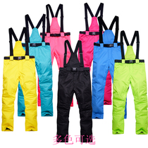 Outdoor new couple ski pants thickened wear-resistant Wind Water single double board assault pants warm cotton pants men and women