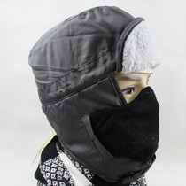 Hats men and women autumn and winter Lei Feng hat winter northeast outdoor cold riding car protection ear cap wind and warm cotton cap thick