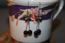 Old 925 Silver Fashion Cheongsam Long Pendant Earrings Price s2