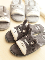 Couple fish mouth home shoes cartoon animal series thin cotton finger home slippers