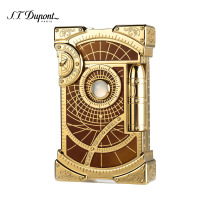 S T Dupont France Moonstone Chinese lacquered Starry Sky Compass Limited first fire machine 16150 D