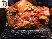 Shoushan stone carving shop boutique decoration Lao stone carving gift collection Old-fashioned fine carving Silk Road material