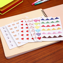 One year One month Handmade Korean version diy album album accessories Photo corner photo corner stickers Photo card stickers