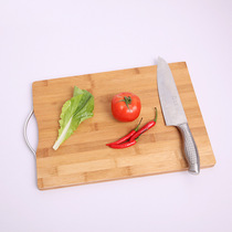 Cutting board carbonized bamboo cutting board bamboo cutting board bamboo cutting board rectangular sticky board solid wood knife board cutting board rolling panel