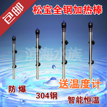 Fish tank heating rod aquarium stainless steel explosion proof heating rod tube 50W100W200W300W500W