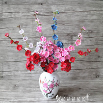 Manufacturer direct sales fake flower small show Plum Blossom Boutique emulated Ramei flower with floral art home living room to decorate flowers