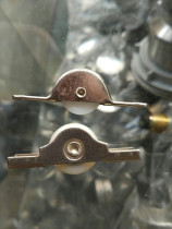 Stainless steel bottom wheel Commercial hotel kitchen equipment accessories Mobile milk tea bar Cabinet Lotus table drawer small fixed pulley