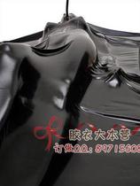  Latex Vacuum Bed Latex Sleeping Bag Vacuuming Latex Bondage Choking all-pack tight fit with tube holder