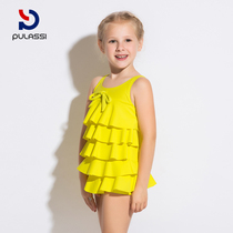 Plush Girls Swimsuit Kids Cute Fashion Toddler Dress Princess Kids Swimsuit Girls One piece