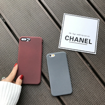 ins minimalist pure color apple 6s phone shell silicone gel soft iPhone6plus anti-fall male and female lovers 7 apple 8x mobile phone cover net red same retro frosted new iPhone8p