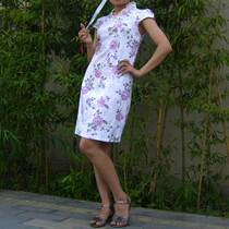 Short Chinese style fashion collar improved cheongsam etiquette clothing