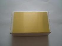 HASTELLOY sheet 100*65*0 2MM HULL GROOVE TEST PIECE ELECTROPLATED EXPERIMENTAL BRASS SHEET