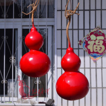 Special sale-natural gourd red gourd color painting height ornaments furniture pendants