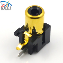 Factory direct two-leg black gold plated AV plug AV-8 4-5 AV connector sound card special Wholesale