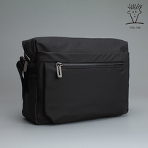 Fidu DidBoth Mens Bag Single Shoulder Bag Oxford Spun Horizontal Diagonal Satchel Business Casual brief Regub European and American ipad