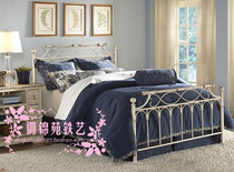 yD498 European iron bed apartment bed single bed princess bed simple iron bed 1 2 meters 1 5 meters