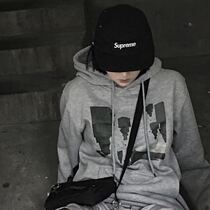  funckfasss18fw homemade concept hanging stone hooded soft sweater