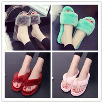 One-piece pajamas claw shoes children Winter cartoon coral velvet dinosaur cows slippers animal plush home shoes