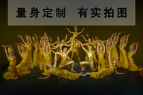 Dance Xiange Golden Flying Dance Modern Dance Costume Stage Performance Performance Costume Professional Customization